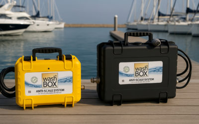 Portabler water softener washBOX® jetzt in neuer, leistungsstärkerer Version